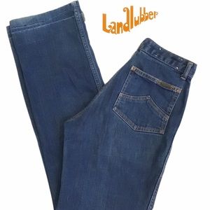 Vintage 70s Landlubbers High Waist Jeans Made in USA 🇺🇸